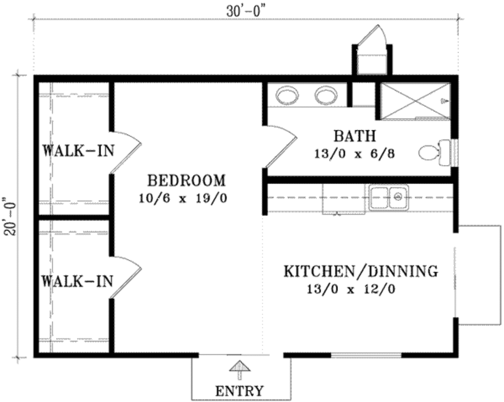 20 X 30 Plot Or 600 Square Feet Home Plan Acha Homes