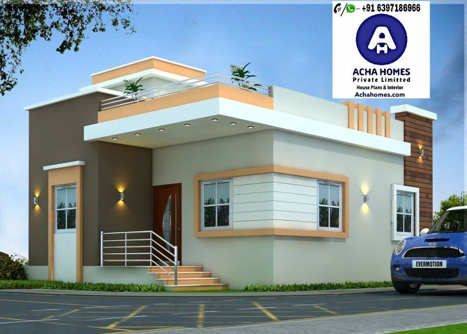 List of 800 Square feet 2 BHK Modern Home Design | Homes in kerala, India