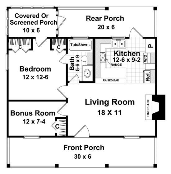 600 Square Feet House Plan | Acha Homes