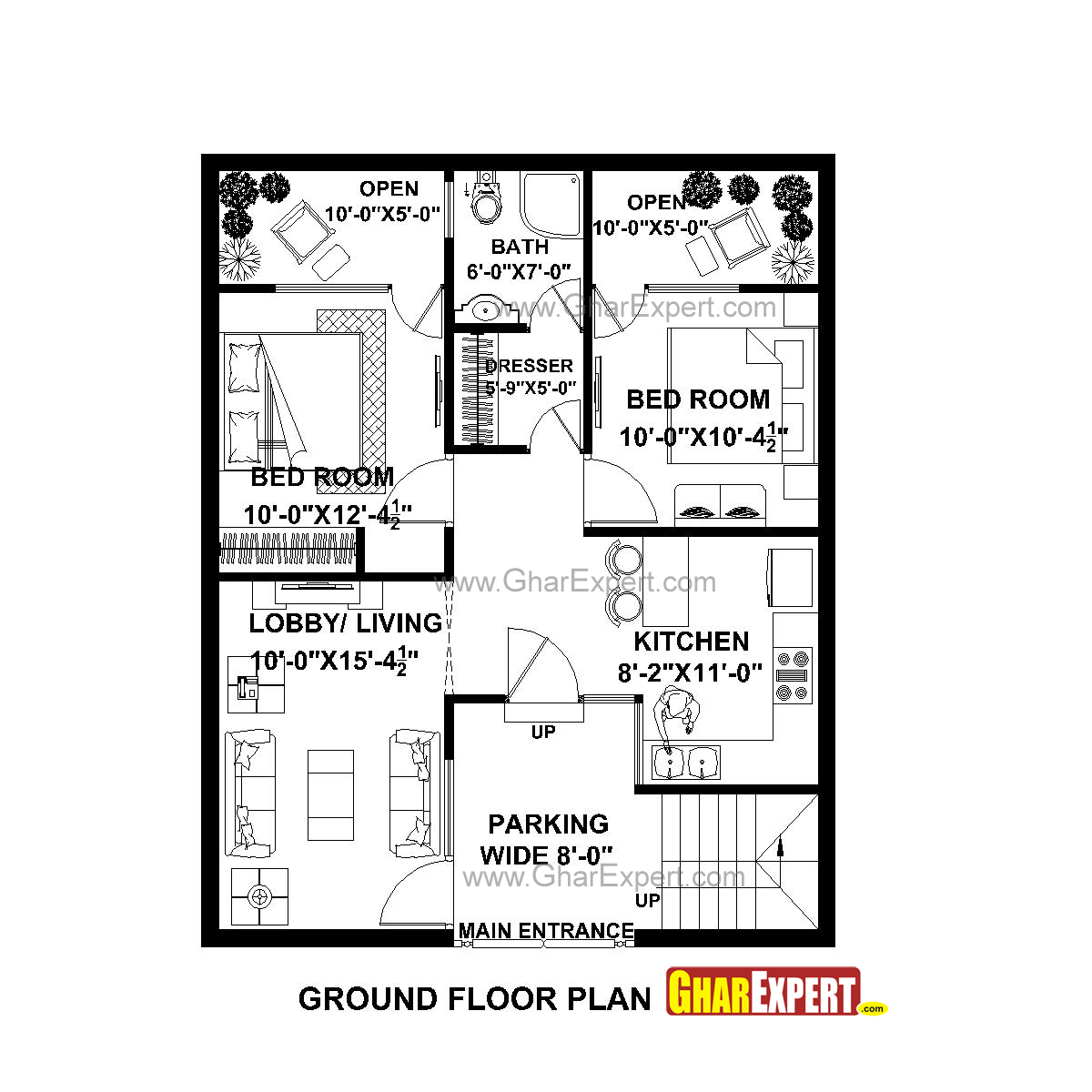 House Plan For 28 Feet By 35 Feet Plot Everyone Will Like Acha Homes