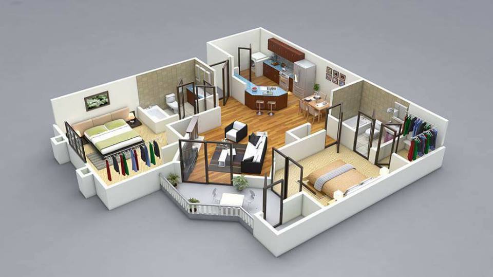 Top 10 Modern 3d Small Home Plans Everyone Will Like Acha