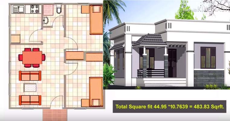 List Of Home Plan Below 5 Lakhs With 2 Bedrooms Acha Homes