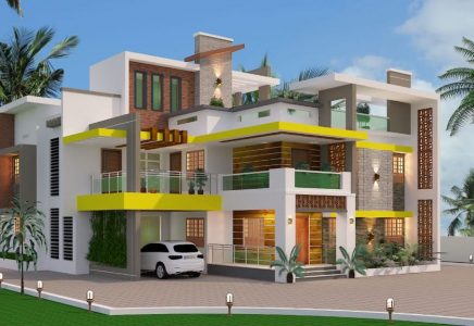 Indian Home Design - Free House / Floor Plans, 3D Design Ideas, Kerala