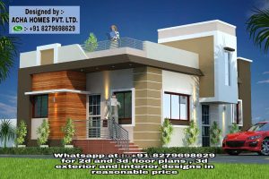 Best House Front Elevation, Top Indian 3D Home Design, 2 BHK Single ...