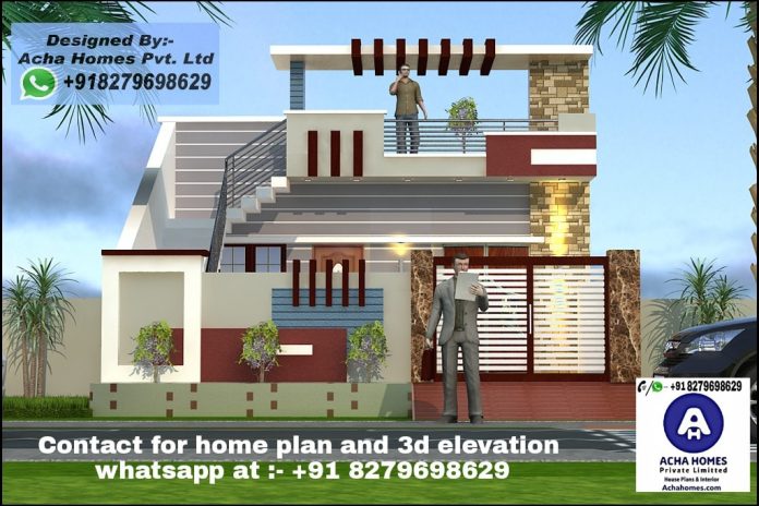 Best House Front Elevation, Top Indian 3D Home Design, 2 BHK Single ...