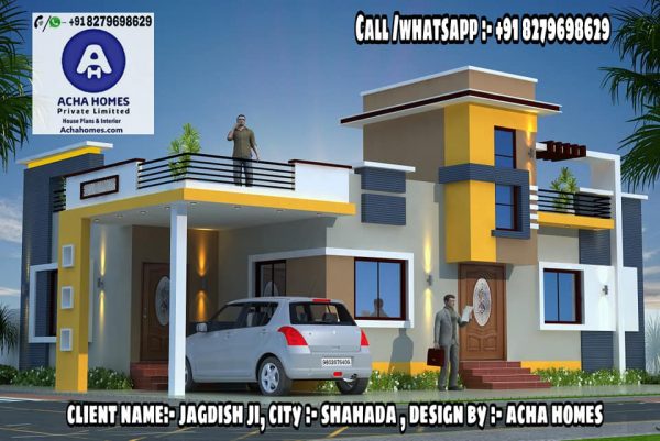 Best House Front Elevation, Top Indian 3D Home Design, 2 BHK Single ...